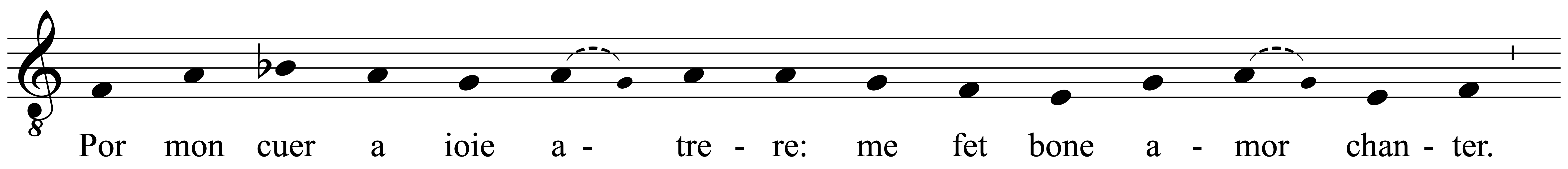 Work musical notation